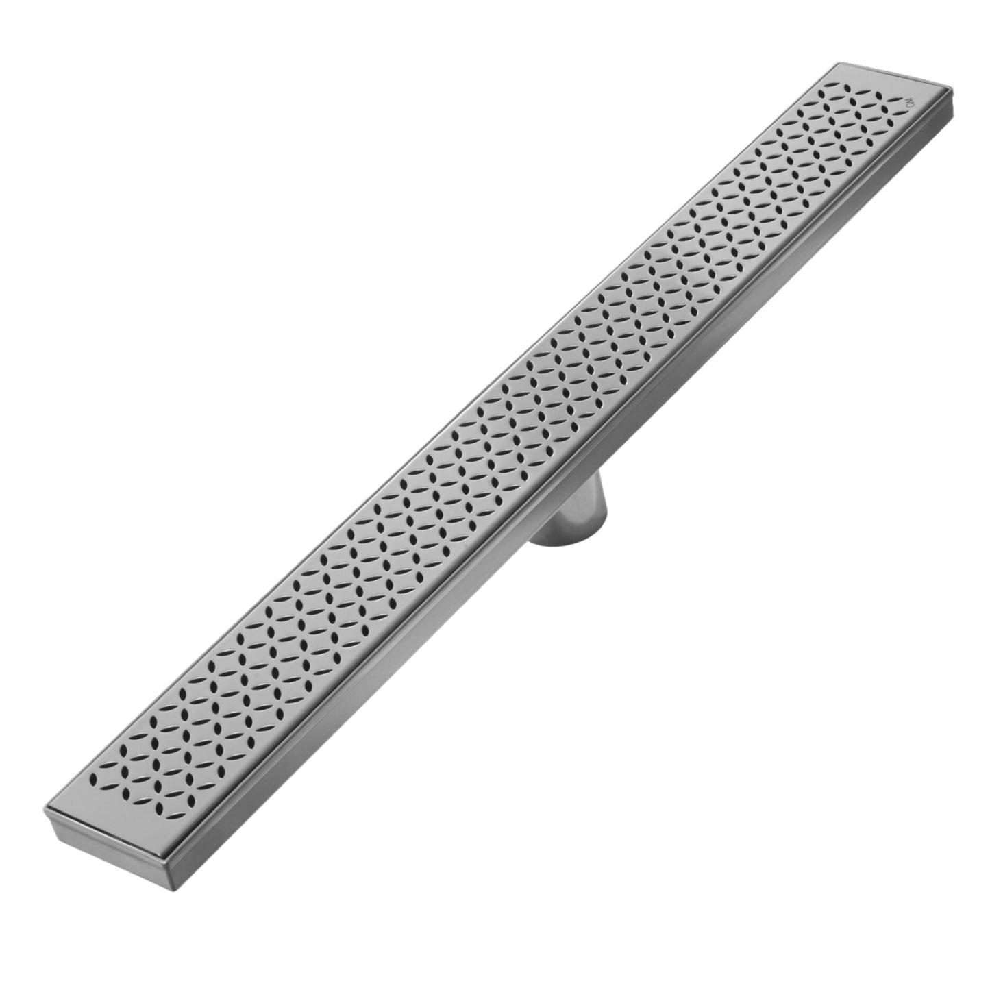 QM Drains 33.400.24 Delmar Series 24" Standard Length Plain Edge Linear Drain