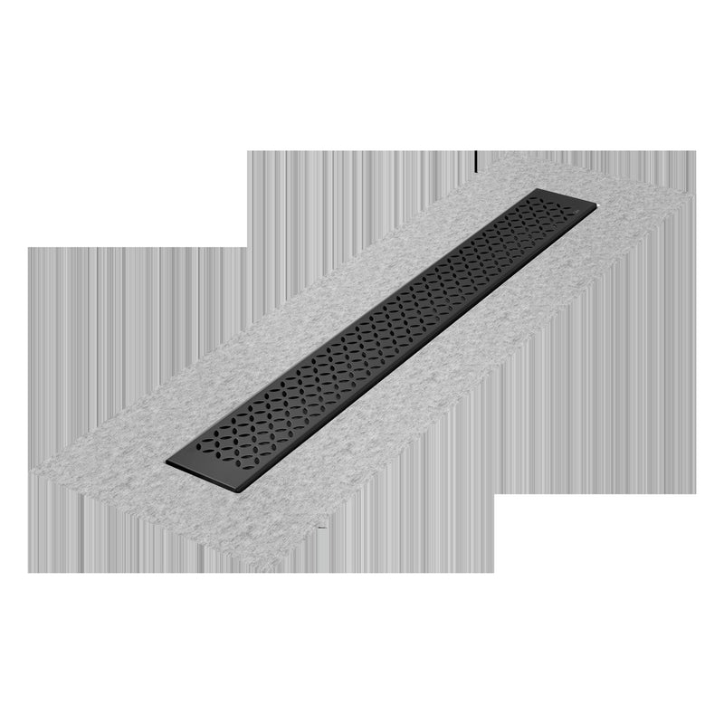 QM Drains 33.400.28F Delmar Series 28" Standard Length Flange Edge Linear Drain - Parent