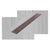 QM Drains 33.400.28F Delmar Series 28" Standard Length Flange Edge Linear Drain