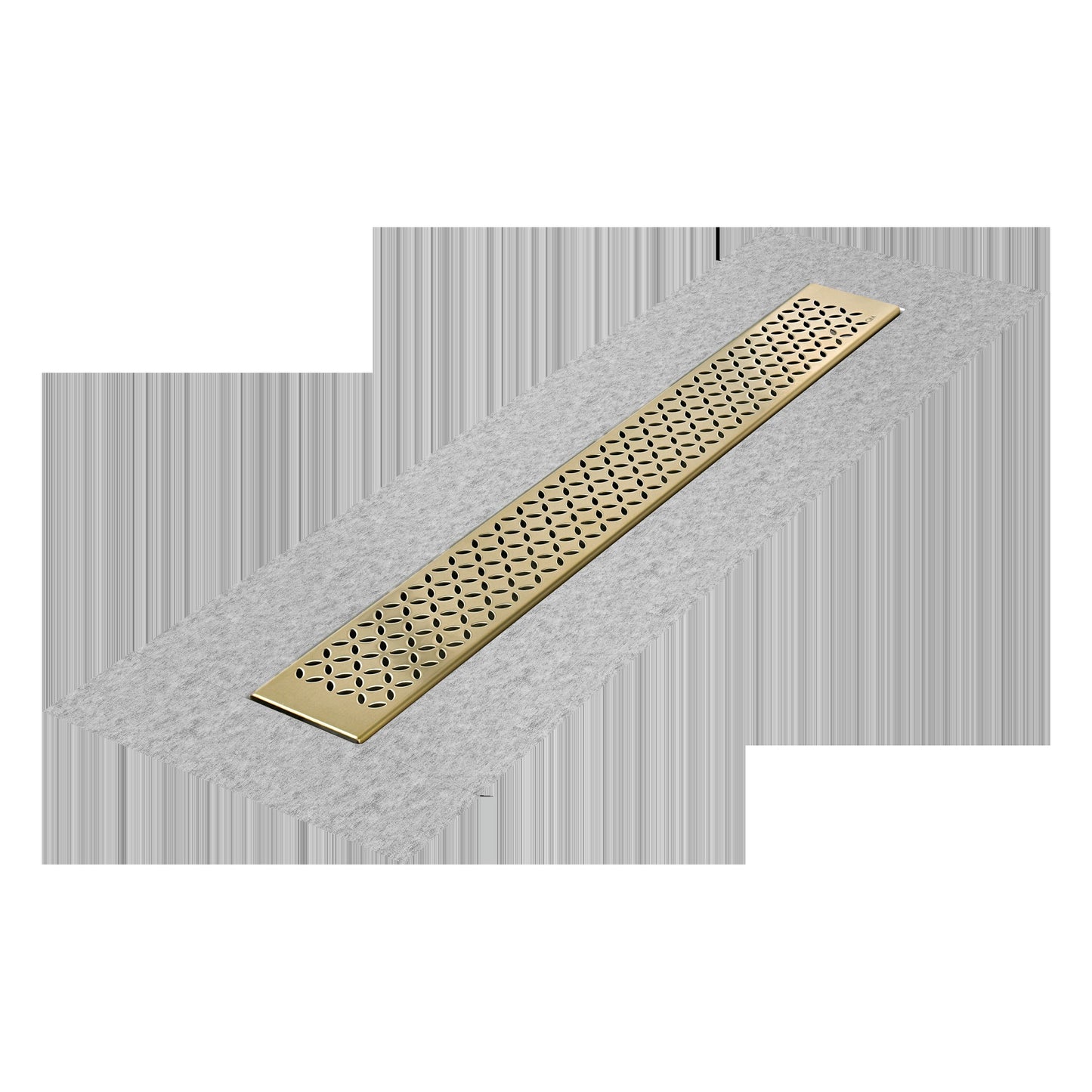 QM Drains 33.400.28F Delmar Series 28" Standard Length Flange Edge Linear Drain