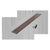 QM Drains 33.400.58FSO Delmar Series 58" Standard Length Side Outlet Linear Drain