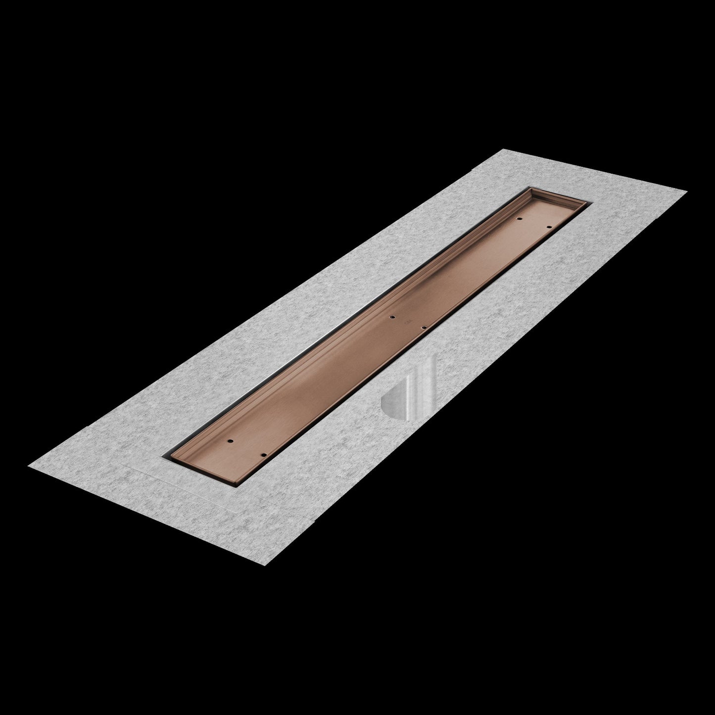 QM Drains 33.500.24F Mist (Tile-In) Line Delmar Series 24" Standard Length Flange Edge Linear Drain