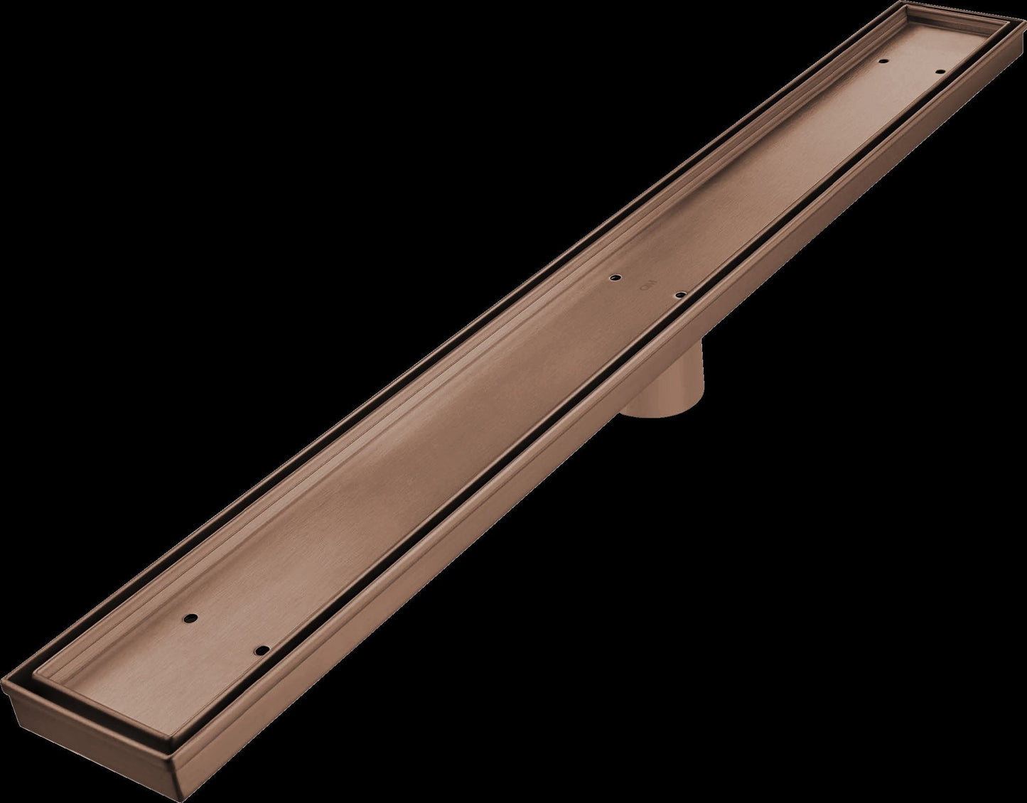 QM Drains 33.500.24 Mist (Tile-In) Line Delmar Series 24" Standard Length Plain Edge Linear Drain