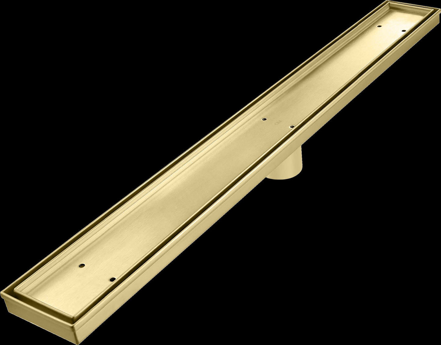 QM Drains 33.500.24 Mist (Tile-In) Line Delmar Series 24" Standard Length Plain Edge Linear Drain