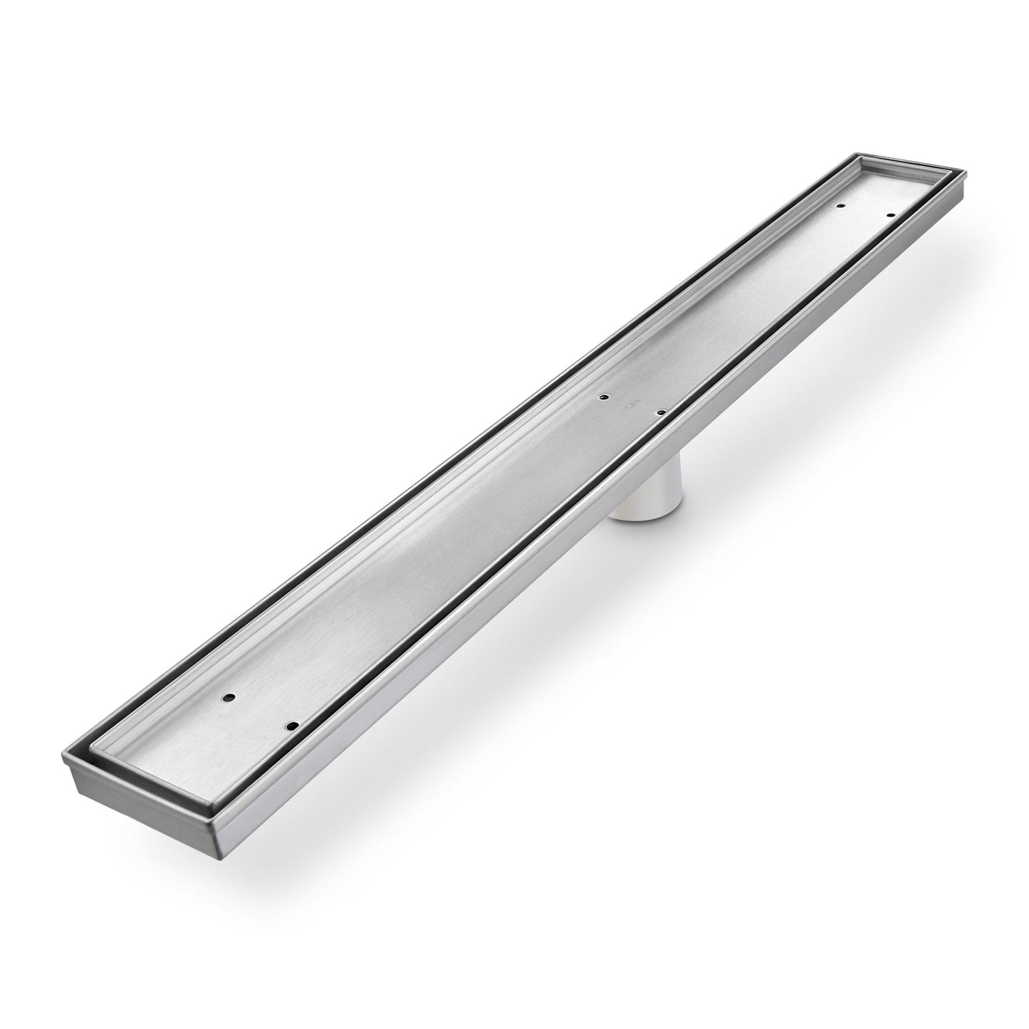 QM Drains 33.500.36 Mist (Tile-In) Line Delmar Series 36" Standard Length Plain Edge Linear Drain