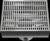 QM Drains 33.700.04 Delmar Series 4" Square Drain