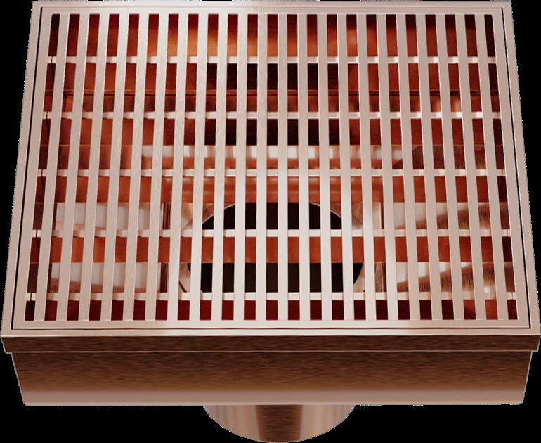 QM Drains 33.700.06 Delmar Series 5 3/4" Square Drain