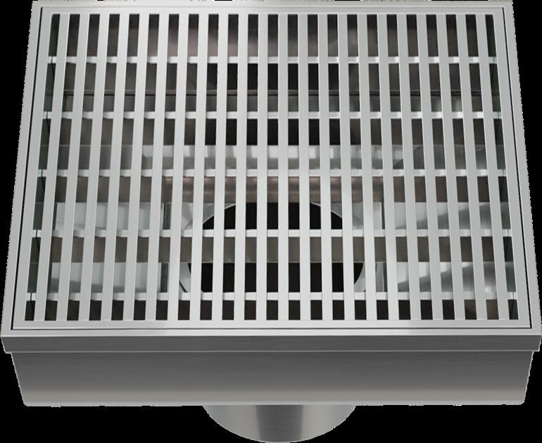 QM Drains 33.700.06 Delmar Series 5 3/4" Square Drain
