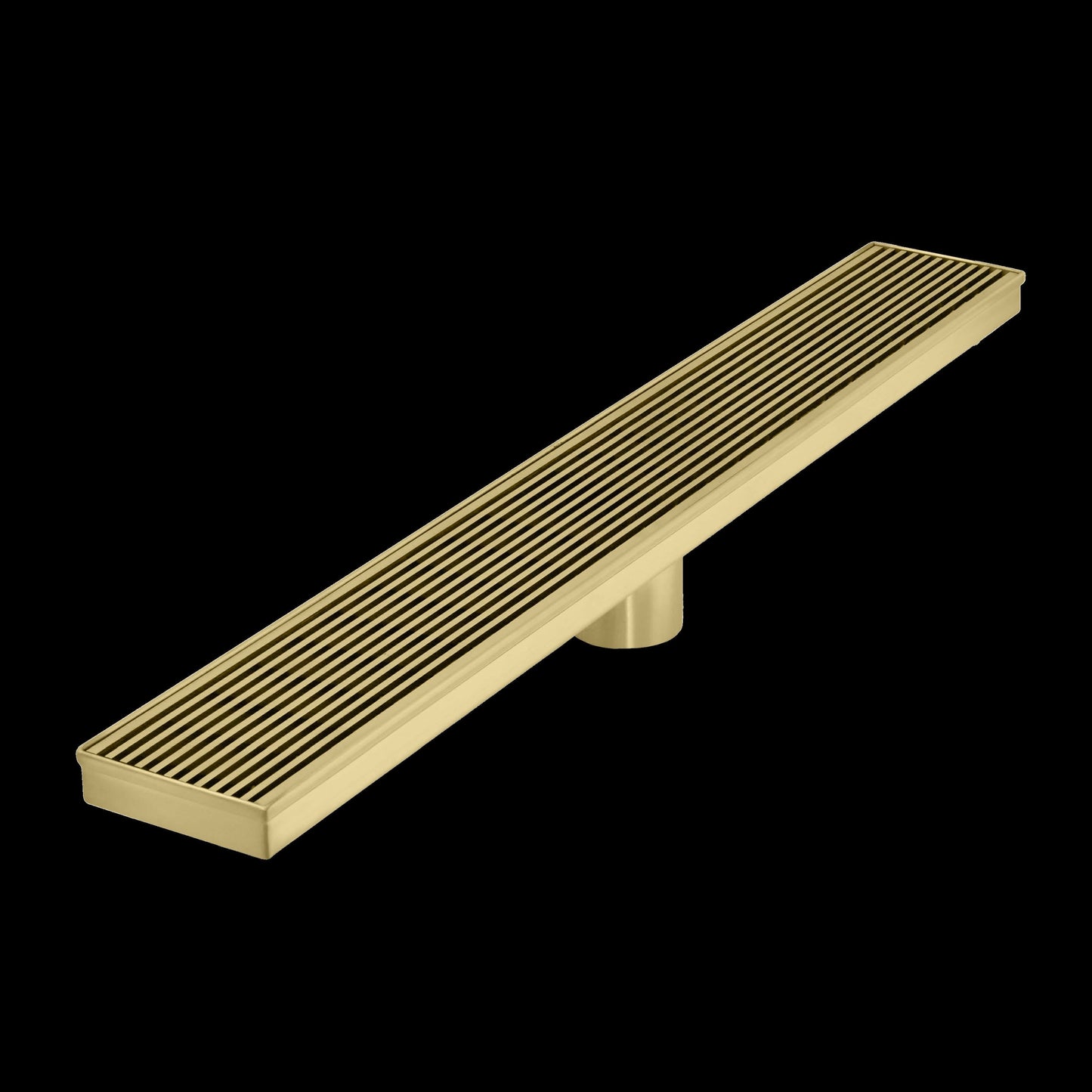 QM Drains 33.700.24 Delmar Series 24" Standard Length Plain Edge Linear Drain
