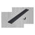 QM Drains 33.700.28FSO Delmar Series 28" Standard Length Side Outlet Linear Drain - Parent