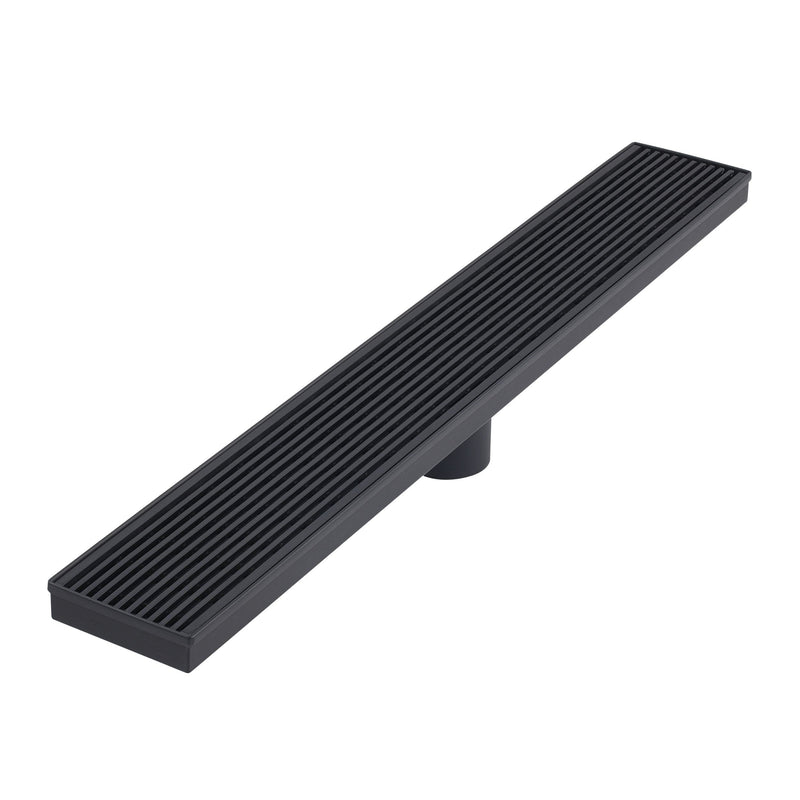 QM Drains 33.700.58 Delmar Series 58" Standard Length Plain Edge Linear Drain - Parent