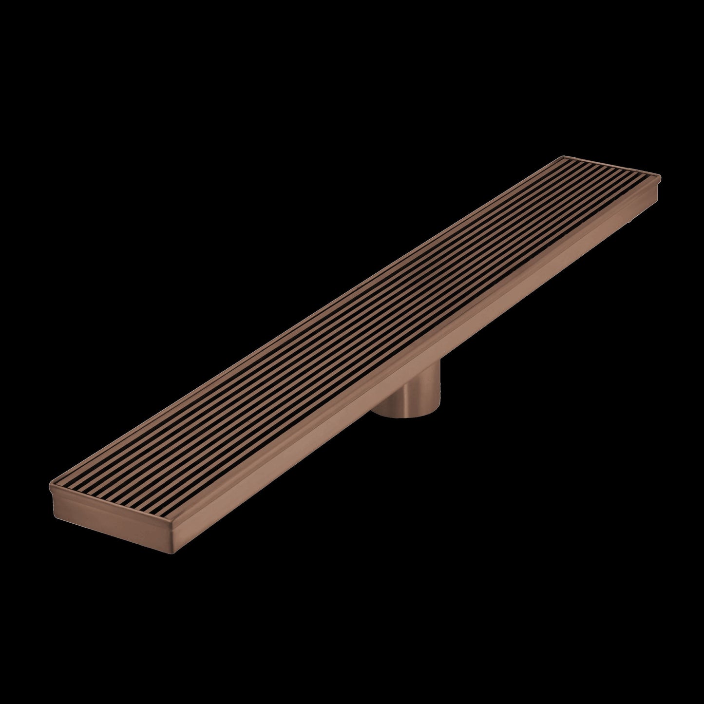 QM Drains 33.700.58 Delmar Series 58" Standard Length Plain Edge Linear Drain