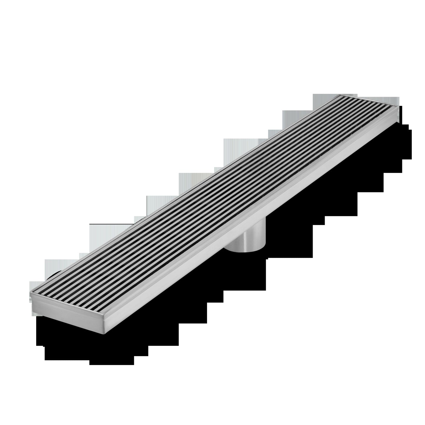 QM Drains 33.700.58 Delmar Series 58" Standard Length Plain Edge Linear Drain