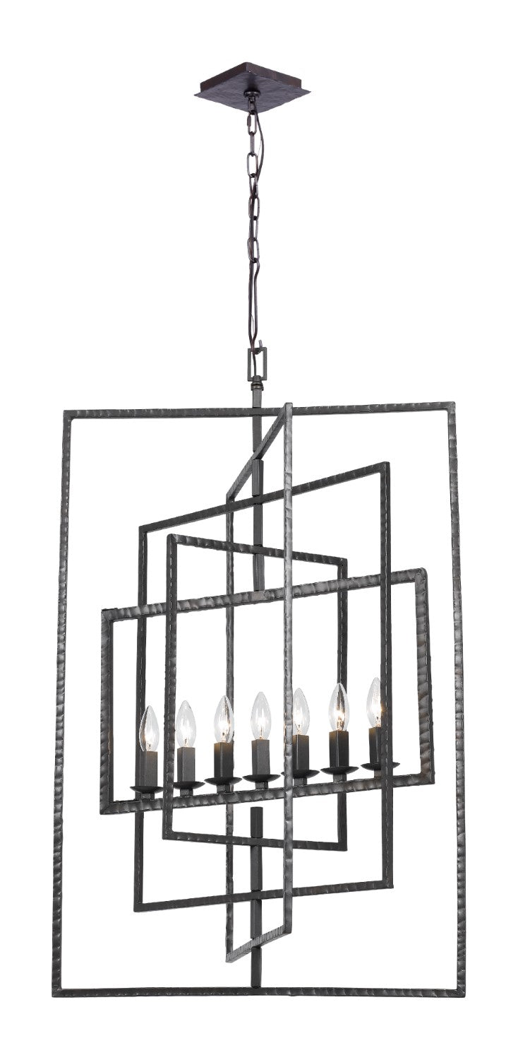 Crystorama 339 Capri 7 Light Chandelier