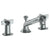 Watermark 34-2-DD3 Haley Deck Mounted 3 Hole Lavatory Set