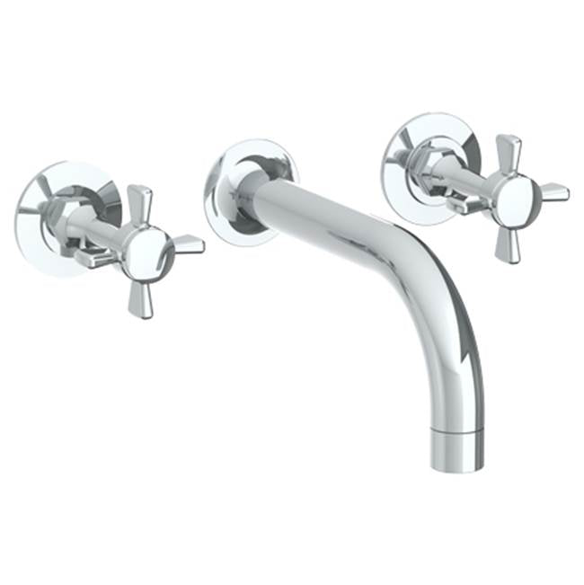 Watermark 34-2.2-B9M Haley Wall Mounted 3 Hole Lavatory Set With 7-1/2" CTC  Spout