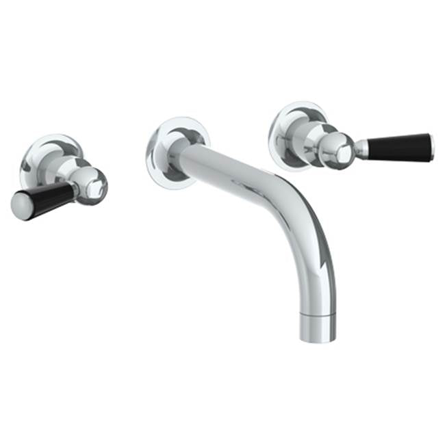 Watermark 34-2.2-H4 Haley Wall Mounted 3 Hole Lavatory Set With 7-1/2" CTC  Spout