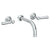 Watermark 34-2.2-S1A Haley Wall Mounted 3 Hole Lavatory Set With 7-1/2" CTC  Spout