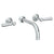 Watermark 34-2.2-S1A Haley Wall Mounted 3 Hole Lavatory Set With 7-1/2" CTC  Spout - Parent