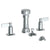 Watermark 34-4-DD2 Haley Deck Mounted 4-Hole Bidet