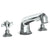 Watermark 34-8-S1 Haley Deck Mounted 3 Hole Bath Set