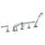 Watermark 34-8.1-S1A Haley Deck Mounted 5 Hole Bath Set