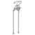 Watermark 34-8.3-DD2 Haley Floor Standing Bath Set With Hand Shower