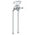 Watermark 34-8.3-H4 Haley Floor Standing Bath Set With Hand Shower