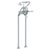 Watermark 34-8.3-S1A Haley Floor Standing Bath Set With Hand Shower
