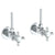 Watermark 34-MAS1-B9M Haley Lavatory Angle Stop Kit -1/2" Compression X 3/8" Od Compression - Parent