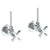 Watermark 34-MAS1-DD3 Haley Lavatory Angle Stop Kit -1/2" Compression X 3/8" Od Compression