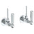 Watermark 34-MAS1-S1A Haley Lavatory Angle Stop Kit -1/2" Compression X 3/8" Od Compression - Parent