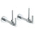 Watermark 34-MAS3-DD2 Haley Lavatory Angle Stop Kit -1/2" Sweat X 3/8" Od Compression