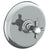 Watermark 34-P80-S1 Haley Wall Mounted Pressure Balance Shower Trim 7" Diameter