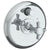 Watermark 34-P90-B9M Haley Wall Mounted Pressure Balance Shower Trim With Diverter 7" Diameter