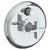 Watermark 34-P90-DD3 Haley Wall Mounted Pressure Balance Shower Trim With Diverter 7" Diameter