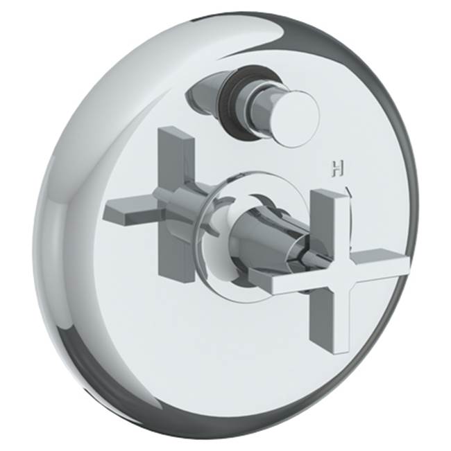 Watermark 34-P90-DD3 Haley Wall Mounted Pressure Balance Shower Trim With Diverter 7" Diameter