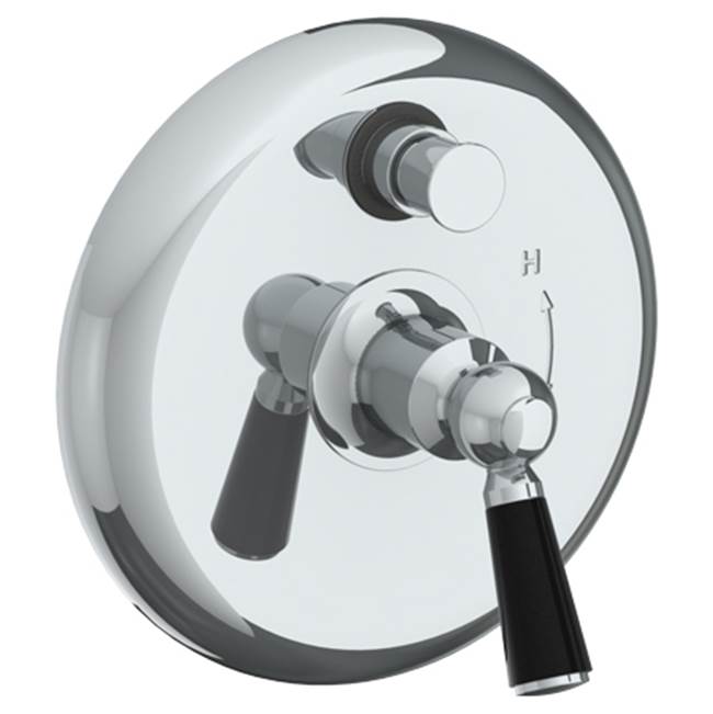Watermark 34-P90-H4 Haley Wall Mounted Pressure Balance Shower Trim With Diverter 7" Diameter