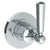 Watermark 34-T15-S1A Haley Wall Mounted Mini Thermostatic Shower Trim 3-1/2" Diameter