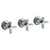 Watermark 34-WTR3-DD3 Haley Wall Mounted 3-Valve Shower Trim