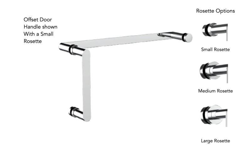 Neelnox CEL-OSD6X24-LR Cello 6X24 Shower Door Handle Large Rosette - Parent