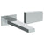 Watermark 35-1.2-ED1 Edge Wall Mounted 2 Hole Lavatory Set With 7 1/8" CTC  Spout
