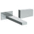Watermark 35-1.2-ED1 Edge Wall Mounted 2 Hole Lavatory Set With 7 1/8" CTC  Spout