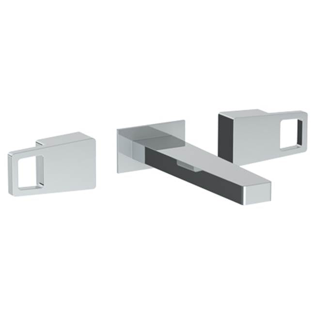 Watermark 35-2.2-ED2 Edge Wall Mounted 3 Hole Lavatory Set With 7 1/8" CTC  Spout