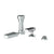 Watermark 35-4-ED1 Edge Deck Mounted 4-Hole Bidet