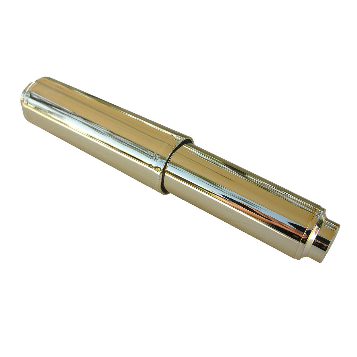 DMH Simpatico Spring Loaded Plastic Replacement Toilet Paper Roller Brass