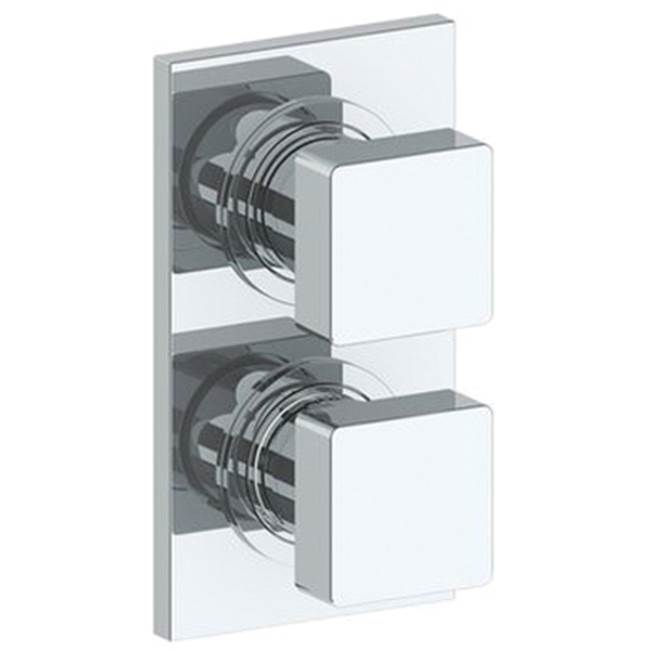 Watermark 35-T25-ED4 Wall Mounted Mini Thermostatic Shower Trim With Built-In Control, 3 1/2" X 6 1/4" - Parent