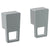 Watermark 35-WTR2-ED2 Edge Wall Mounted 2-Valve Shower Trim