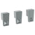 Watermark 35-WTR3-ED3 Edge Wall Mounted 3-Valve Shower Trim