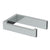 Watermark 35.1-0.4 Edge Wall Mounted Paper Holder W/ Rectangular Backplate